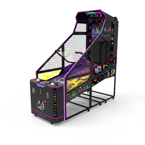 Machine d'arcade de basketball d'intérieur commerciale avec distributeur de tickets, accepteur de pièces, jeu en réseau et éclairage RGB pour <span class=keywords><strong>salle</strong></span> de jeux - Product Image 2