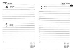 Wholesale Beige Custom Printing Hardcover Gift Book Promotional Spiral Notebook <b>Journal</b> 2025 Monthly Planner - Product Image 3