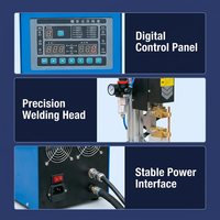 Machine de soudage par points de précision TP-1KW à faible puissance, soudeuse par points micro haute précision pour tôles métalliques, travaux de soudage minuscules