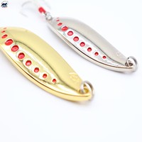 Leurre de pêche Dragon Li 25g 20g 15g 10g 7g 5g, cuillères métalliques avec hameçon triple à plume, spinners à lame métallique, leurre cuillère sangsue