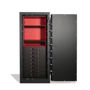 Coffre-fort de luxe pour <span class=keywords><strong>montres</strong></span> et bijoux avec 8 tiroirs, armoire de rangement antivol, personnalisable OEM - Product Image 3
