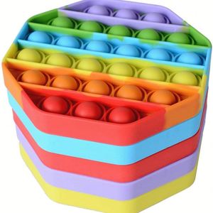 ของเล่นบีบคลายเครียดแบบสั่งทำพิเศษ เป็นมิตรกับสิ่งแวดล้อม สำหรับเด็ก รับผลิตแบบ OEM & ODM ของเล่นบีบคลายเครียดสีรุ้ง ขายส่ง - Product Image 4