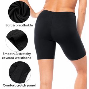 Shorts de sport sans couture en coton et élasthanne pour femme, lot de 3, taille haute, style biker, pour yoga, entraînement et fitness - Product Image 5