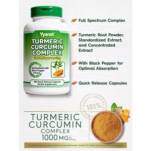Cápsulas de Cúrcuma y Curcumina de Marca Privada con Extracto de Pimienta Negra para una Absorción Óptima - Product Image 3