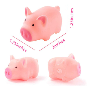 Mini Squishies de Cerdo, Juguetes de Baño de Goma Rosa, Sonidos para Bebés, Alivio de la Ansiedad, Trastornos del Autismo, Cerdo Sensorial Divertido para Aliviar el Estrés - Product Image 3