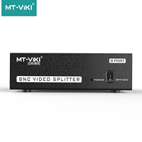 Pasokan Pabrik 1In-8Out 8Port Bnc Video Splitter & Converter Cvbs Bandwidth Metal Dc 9V Bnc Splitter