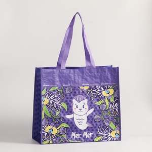 Sacs fourre-tout en PP tissé grande capacité, écologiques et durables, sacs à main personnalisables avec logo, sacs de courses imperméables - Product Image 3