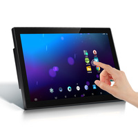 Tablet industri RK3588, 23.6 inci layar sentuh 10 poin tablet android dipasang di dinding