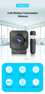 MT832R ยูเอสบี 20-50M 2.4G กล้องเว็บแคมไร้สาย กล้องวิดีโอเว็บแคม - Product Image 5