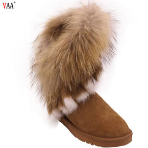 أحدث تصميم لأحذية الشتاء المصنوعة من جلد الغنم للنساء - Product Image 5