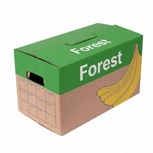 Caja <span class=keywords><strong>de</strong></span> Embalaje <span class=keywords><strong>de</strong></span> Cartón Personalizada <span class=keywords><strong>para</strong></span> Frutas Agrícolas en China con Diseño <span class=keywords><strong>de</strong></span> Plátano Fresco Catron con Estructura Corrugada - Product Image 2