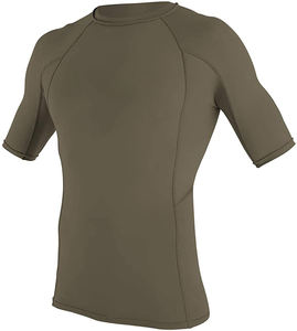 T-shirt Rash Guard imprimé personnalisé unisexe MMA tissu compressé à manches courtes pour adultes pour le surf et d'autres sports - Product Image 4