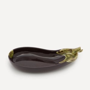 Platos Mini de Cerámica en Forma de Berenjena Morada para Salsas, Aptos para <span class=keywords><strong>Microondas</strong></span>, Platos de Cena de Cerámica, Platos de Porcelana para Servir en la Cocina - Product Image 4