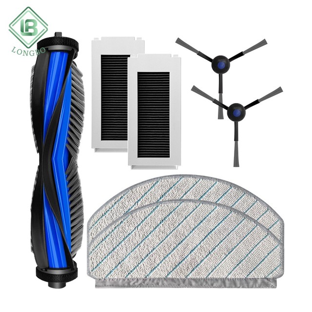 Fit for Ecovacs Debot N30 Plus Main Roller Side Edge Spin Corner Brush Hepa Filter Mop Cloth Pad Rag Robotic Vacuum Parts