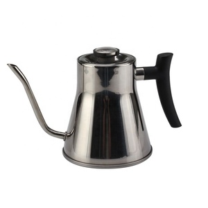 กาต้มน้ำสแตนเลสแบบยาวมีฝาปิดหม้อต้มชากาแฟแบบคอห่าน - Product Image 3