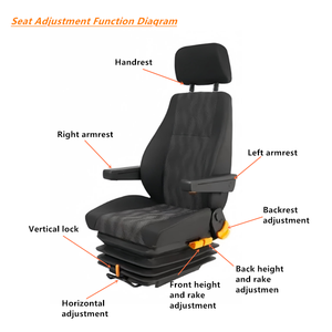 Sedile di Guida SL Luxury con Sospensione per Camion Hino Daf <span class=keywords><strong>Renault</strong></span> - Product Image 3