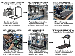 Tapis de marche électrique pliable et portable pour la maison, avec poignée, pour l'entraînement, prix de gros usine OEM - Product Image 5