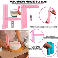 OEM 200 Pièces/Set Kits de Décoration de Gâteaux, Support à Gâteau Décoratif, Moule en Silicone pour Pâtisserie