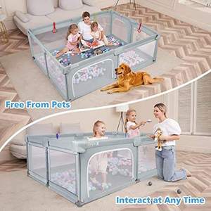 Playpen แบบพกพาสำหรับเด็กสนามเด็กเล่น