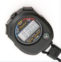 Chronomètre de sport portable, chronomètre numérique étanche, affichage LCD, chronomètre, minuterie de comptage, minuterie de fitness