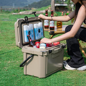 กล่องเก็บความเย็นแบบโรโตโมลด์ Kuer ขนาด 20 ควอร์ต สำหรับพกพา แคมป์ปิ้ง ปิกนิกกลางแจ้ง - Product Image 5