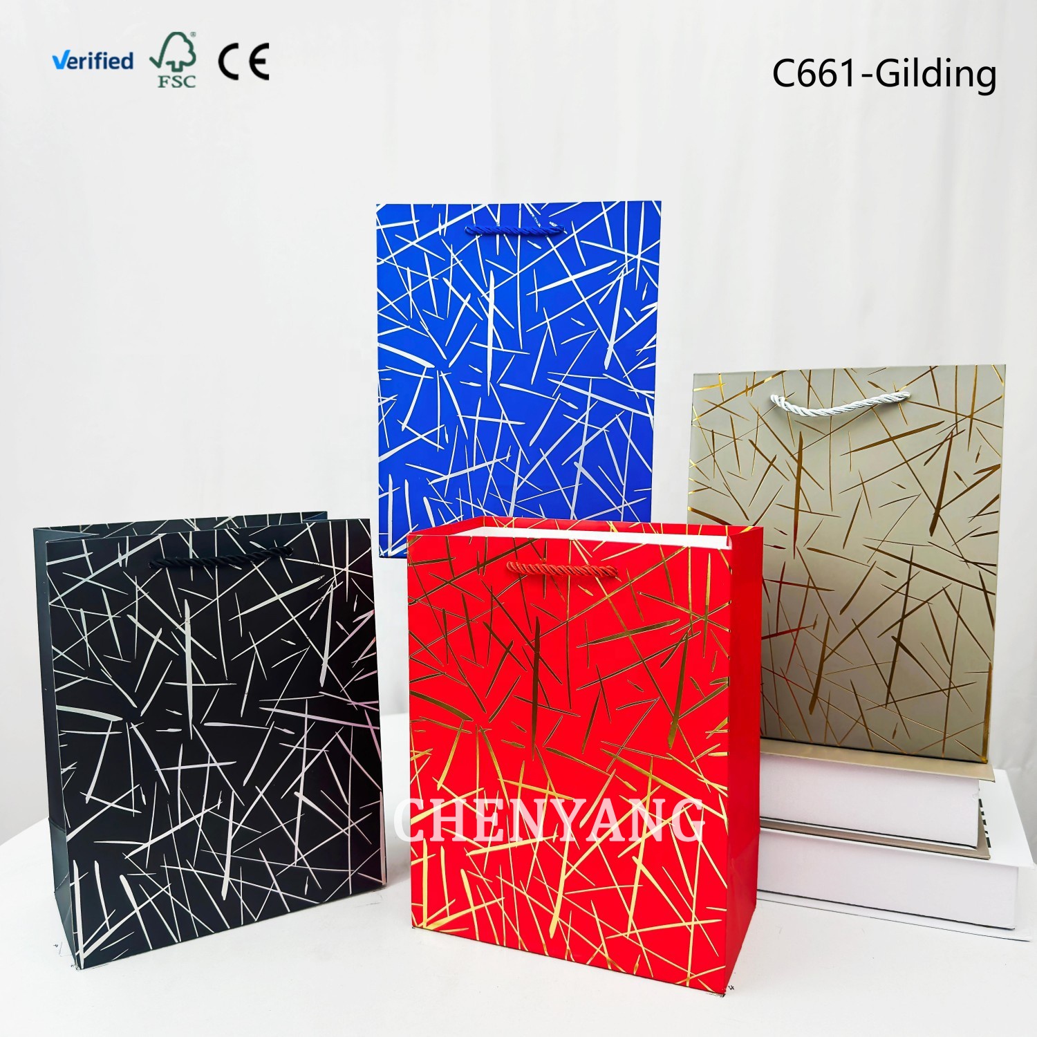 Factory Direct Stylish Eco-Friendly Paper Gift Bag BestSeller Luxury Brand Packaging Bags Small Size in Stock 48H Dispatch