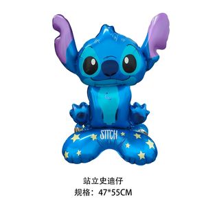 Nouveaux Ballons en Aluminium à Motifs de Dessins Animés Mignons (Stitch, Mario, <span class=keywords><strong>Sonic</strong></span>, Spiderman, Animaux) pour la Décoration de Fête d'<span class=keywords><strong>Anniversaire</strong></span> - Product Image 3