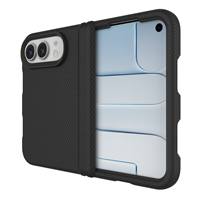 Coque de téléphone antichute super résistante double couche TPU+PC à texture magnétique en grille, nouvelle et très vendue, pour iPhone 18 Duo FOLD