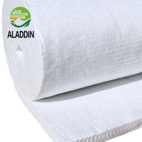 Couverture en fibre de céramique blanche d'isolation thermique résistante au feu 900C faible conductivité thermique pour les systèmes d'échappement de revêtements de cheminée