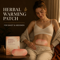 Patch chauffant respirant en non-tissé à base de plantes pour la taille et l'abdomen