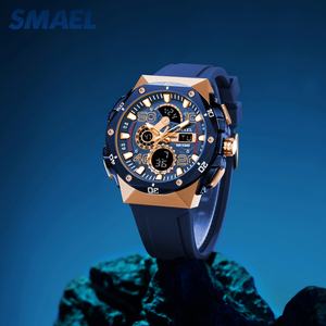 Reloj Deportivo Digital LED SMAEL 8113 para Hombre, a Prueba de Agua, con Alarma, Correa de ABS, Esfera Luminosa y Visualización de Fecha - Product Image 4
