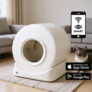 Trixie Smart Cat Litter Box 51x56x54 Cm Blanco, Caja de Arena Automática Autolimpiable con Control por Aplicación - Product Image 3