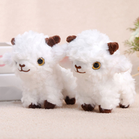 Porte-clés en peluche personnalisé en forme de mouton, porte-clés en peluche d'animal personnalisé, porte-clés en peluche de haute qualité, personnalisé