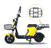 Vélo électrique pour adulte Offre Spéciale à 3 vitesses avec batterie 48V intégrée et moteur 500W pour la conduite à deux places