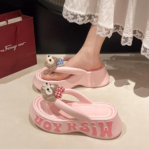 รองเท้าแตะผู้หญิงแบบหนา พื้นกันลื่น สไตล์ใหม่ ฤดูใบไม้ผลิ <span class=keywords><strong>2026</strong></span> ผลิตตามสั่ง ขายส่ง สำหรับใส่ลำลองช่วงฤดูร้อน - Product Image 5