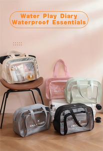 Bolsa de <span class=keywords><strong>Playa</strong></span> Impermeable Personalizable <span class=keywords><strong>a</strong></span> Precio Económico, Bolsa de Almacenamiento <span class=keywords><strong>para</strong></span> Artículos de Tocador y Cosméticos - Product Image 2