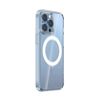 Coque de téléphone magnétique transparente pour iPhone 17 Pro Max Air, en TPU antichoc, compatible avec la charge sans fil, protection intégrale