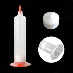 Cylindre de distribution pneumatique en plastique de style américain 3CC/5CC/10CC/30CC/<span class=keywords><strong>50CC</strong></span>, fluide adhésif, colle, seringue de distribution à embout Luer Lock - Product Image 3
