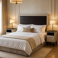 Tête de lit en stratifié sur mesure pour hôtel Tête de lit King Size Tête de lit en bois pour hôtel