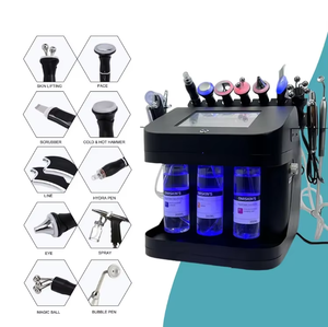 Appareil de soin du visage Hydra Oxygène de haute qualité pour le bureau, 10 en 1, pour l'élimination des points noirs, le rajeunissement de la peau, le nettoyage en profondeur du visage - Product Image 2