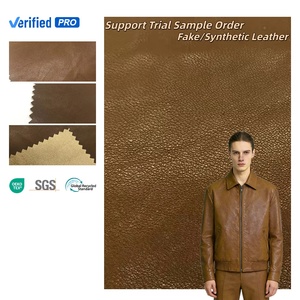 Prêt à expédier – <span class=keywords><strong>Cuir</strong></span> PU gaufré tendance, imperméable et résistant à l'usure pour vêtements – Échantillon gratuit - Product Image 1