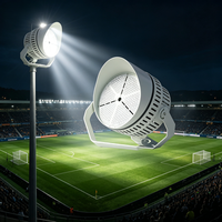Projecteur LED modulaire en aluminium haute puissance à prix d'usine, étanche IP65, SMD AC, applications pour stades sportifs, télécommande, CRI