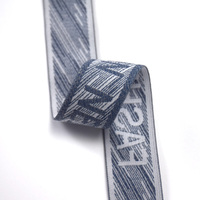 Nouveau style de bande élastique jacquard tissée en nylon/polyester avec logo personnalisé pour sous-vêtements boxer ceinture