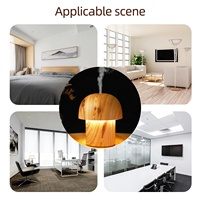 Diffuseur d'aromathérapie créatif en forme de champignon avec lampe d'ambiance LED et humidificateur d'huile