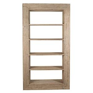 Antique Reproduction Reclaimed Pine Wood <b>Library</b> Bookshelf Multi-functional Bookcase for Sale - Product Image 2