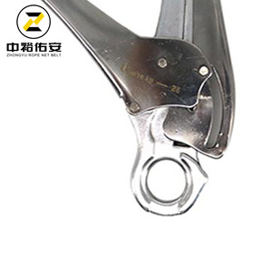 อุปกรณ์ป้องกันการตกแบบเชือกตาข่าย Zhongyu พร้อมเข็มขัดอลูมิเนียมสำหรับการบิน ตะขอขนาดใหญ่ เชื่อมต่อเร็ว รูปทรงน้ำเต้า สำหรับงานก่อสร้างหอคอย - Product Image 4