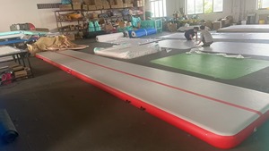 Alfombrilla inflable de pista de aire de PVC ecológica personalizada de 20cm para gimnasia y uso doméstico - Product Image 4