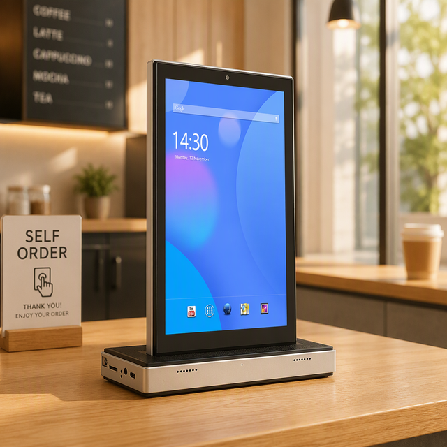 10.1" Smart Dual Screen L Shape Digital Signage Android Tablet Pc Touch Screen Rockchip Quad Octa Core 4G 3G GSM POE NFC Wi-Fi