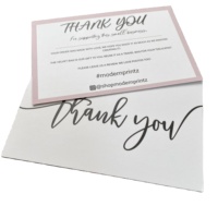 Impresión de Tarjetas de Visita Personalizadas de Alta Calidad / Tarjetas de Felicitación y Agradecimiento
