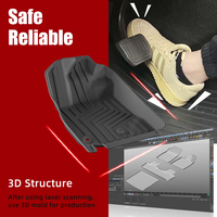 Tapis de sol de voiture en TPE 3D antidérapant, imperméable et facile à nettoyer, vente en gros d'usine, pour Lynk & Co 07 EM-P 2024/07 GT 2026